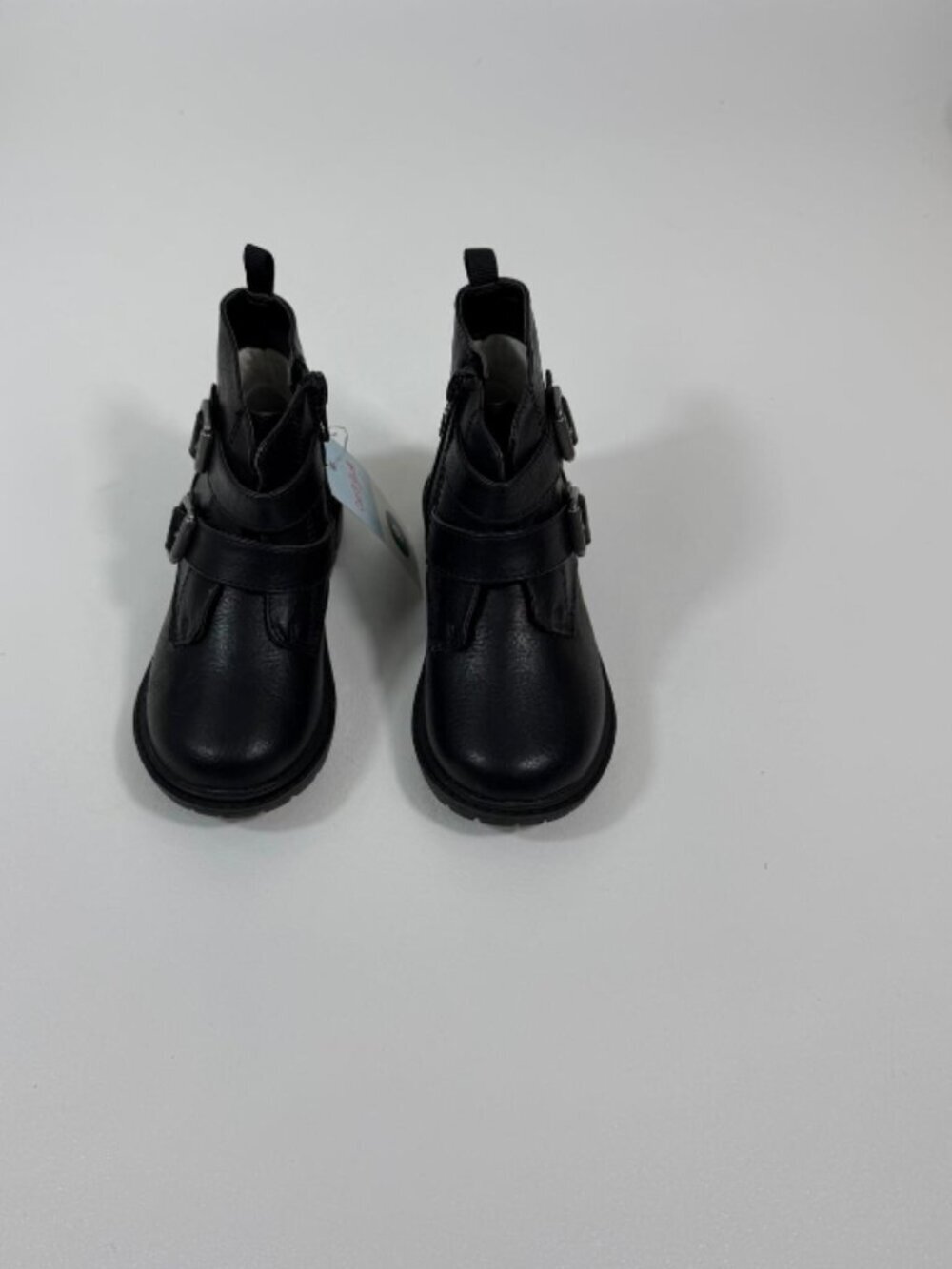Toddler Girls' Beatrix Zipper Moto Boots - Cat & Jack™ Black Sz 9